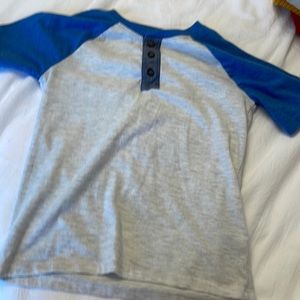 Cat and jack blue and grey polo